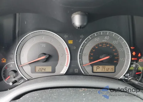 2010 Toyota Corolla Base from USA, damaged, VIN 2T1BU4EE0AC247003